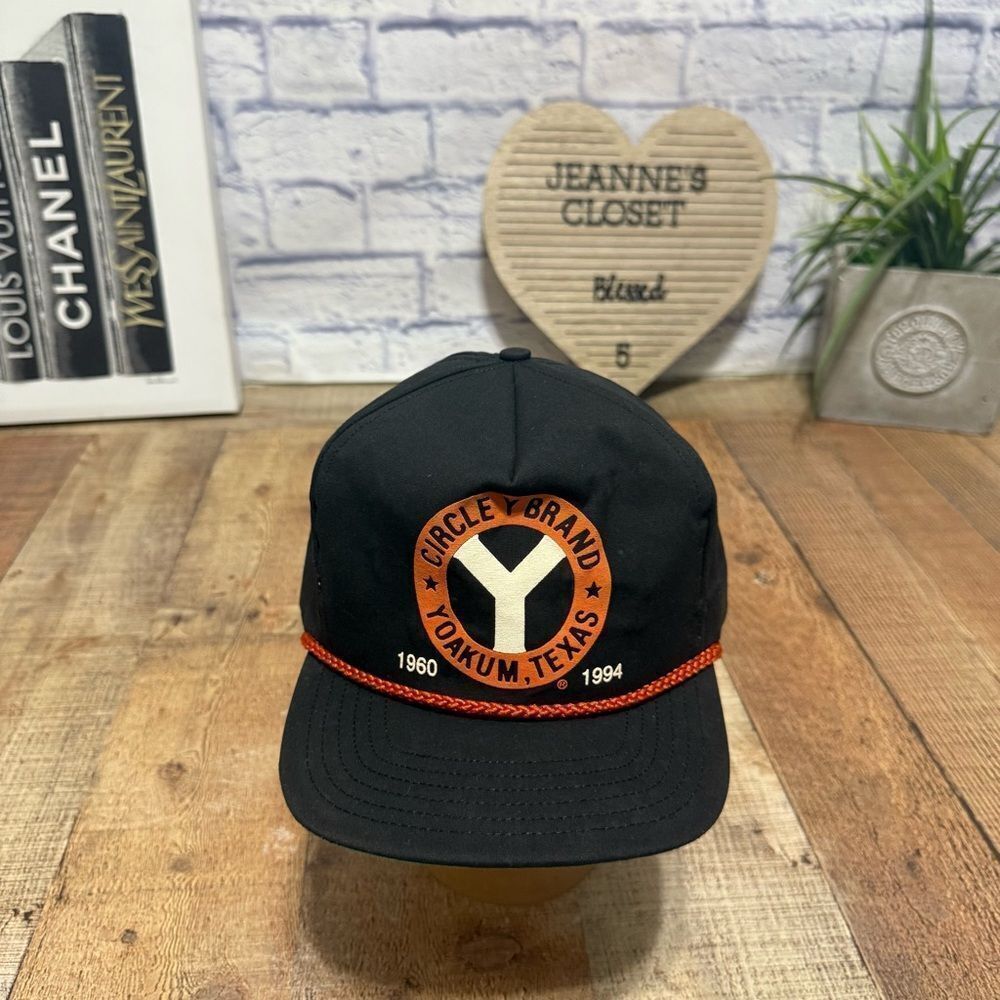 Circle Y Brand Yoakum Texas Ranch Wear Hat Vintage Snapback View 3
